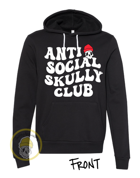 ANTI-SOCIAL SKULLY CLUB HOODIE
