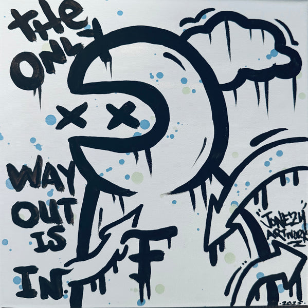 ‘The Only Way Out Is In’- Original Painting