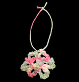 Crotchet Flower Key Chain Created by my 9 year old Daughter