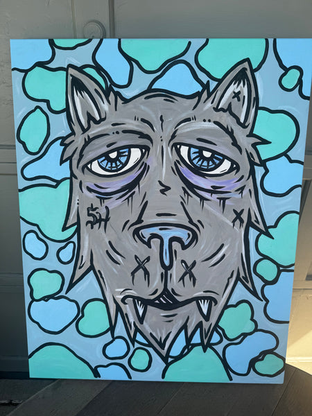 ‘Wolf Land’ Original Painting