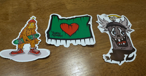 3 PACK STICKERS (FREE SHIPPING)